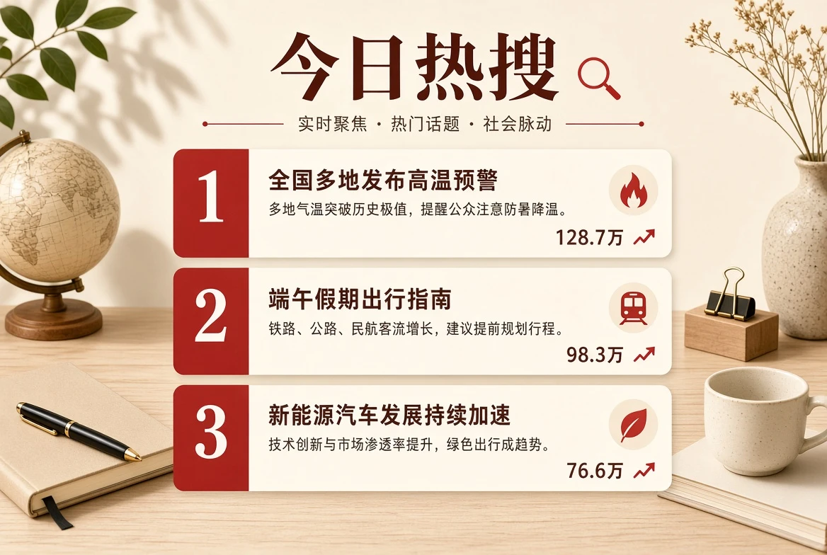 今日热搜公开资讯图